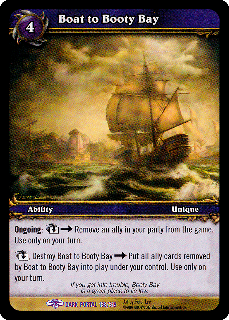 Boat to Booty Bay